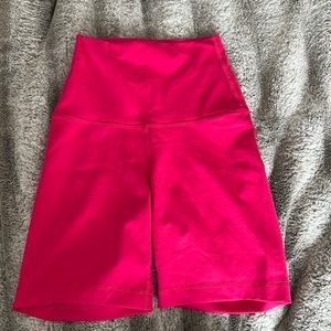 high rise yoga shorts